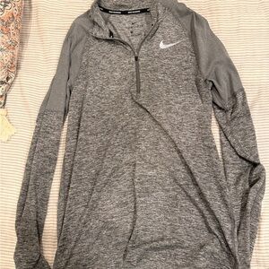 Nike Dri-FIT Gray Running Pullover